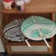 Quạt Mây DELMER, Quạt Dệt Rơm Phong Cách Dân Tộc Tự Nhiên, Nghệ Thuật Thủ Công Handmade Phong Cách Tre Quạt Tay Làm Mát Mùa Hè