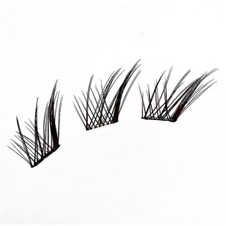 Cụm mi dán sẵn màu đen Tự nhiên & Wispy Lash Wisps Quà tặng hoàn hảo cho bé gái hoặc nữ