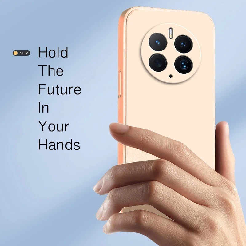Ốp Silicon Lỏng Vuông Cho Huawei Mate 50 40 Pro Plus 50E 40E RS Mate50 Mate40 Mate50E Mate450E 40Pro + Lite Ốp lưng Mềm Chống Sốc
