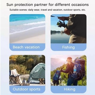 Full Face Cover Mũ Chống Nắng Mũ chống nắng mùa hè Chống tia cực tím Mũ câu cá ngoài trời dành cho nam nữ Chống