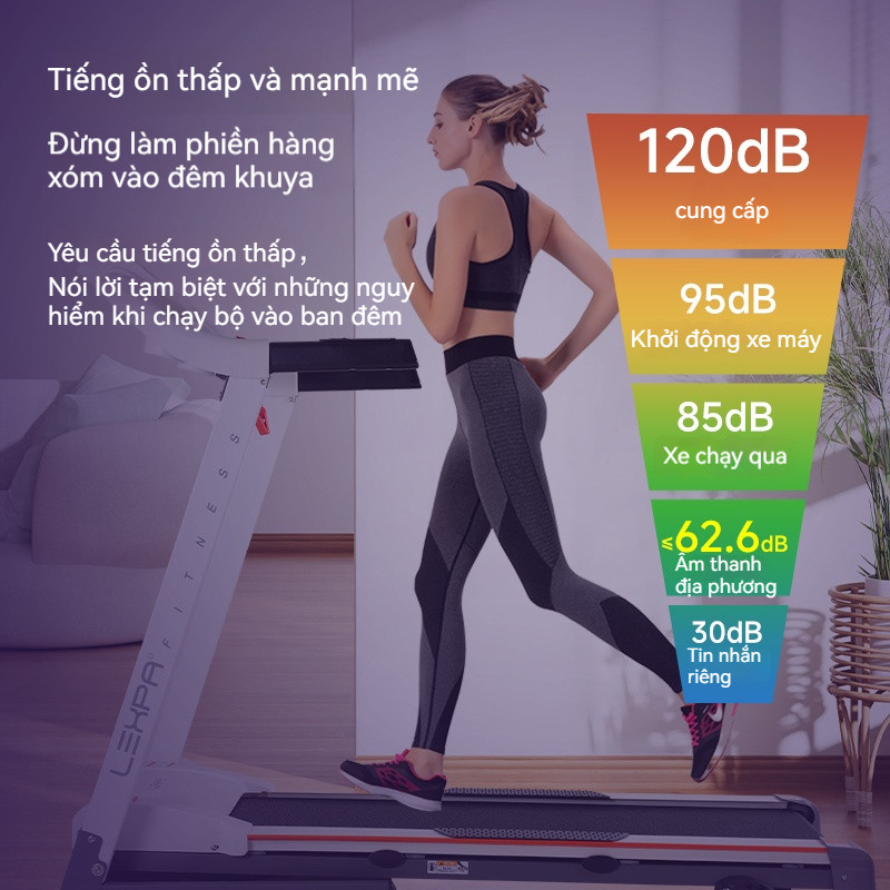 Máy chạy bộ Reck Hộ gia đình Đa chức năng Miếng đệm đầu gối Thương hiệu chính thức Máy chạy bộ Thiết bị tập thể dục thương mại