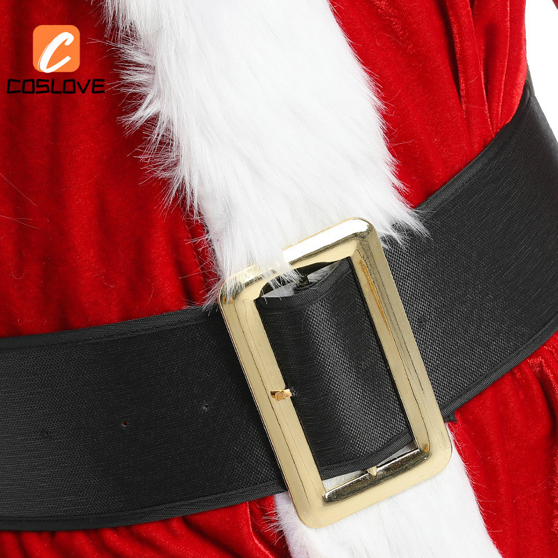 Giáng Sinh Ông Già Noel Màu Đỏ Sâu Trang Phục Cosplay Quần Áo Trọn Bộ Trang Phục Phù Hợp Với Người Lớn Cosplay Quần Áo Phục Hồi Hoàn Hảo