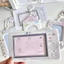 Dudu Hoạt Hình Photocard Giá Đỡ PVC Photocard Tay 3Inch Thẻ Có Dây Xích Quyến Rũ Cho Kích Thước Tiêu Chuẩn Thẻ Nhận Dạng Ca