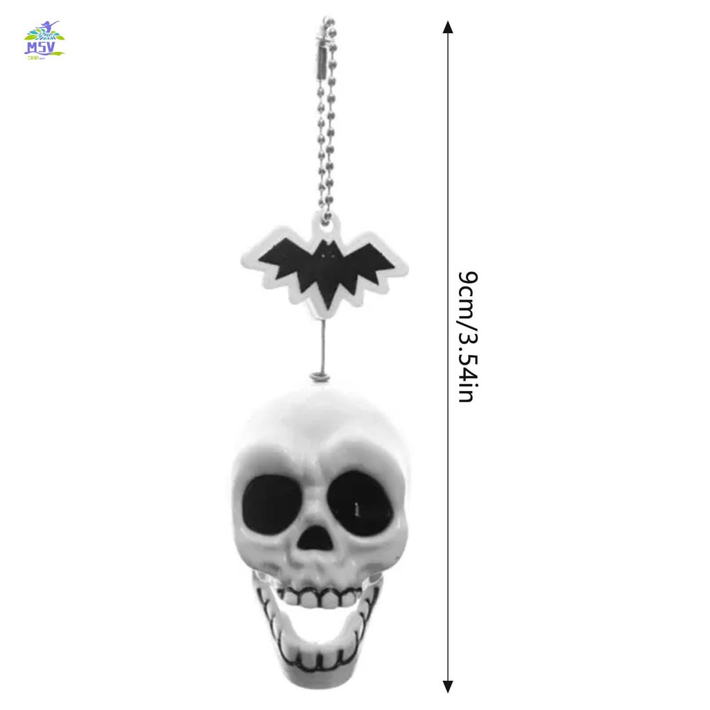 Móc chìa khóa Halloween Skull Móc chìa khóa Chuỗi treo sáng tạo Móc khóa thời trang