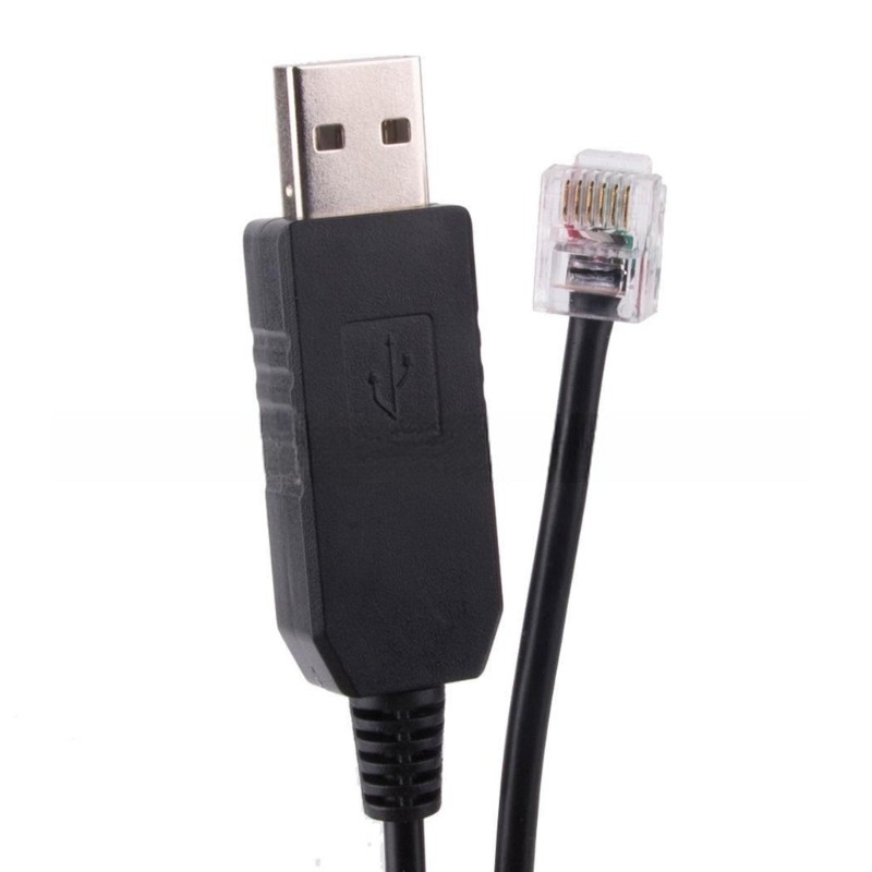 Ior USB sang RJ12 RS232 Dây chuyển đổi Cáp dữ liệu nối tiếp ảo Khả năng tương thích và chức năng sử dụng trong thời gian dài