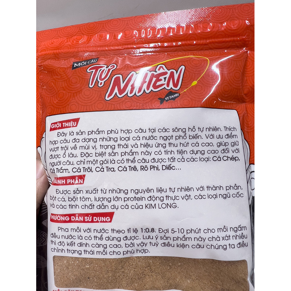 Cám Kim Long Tự Nhiên Mồi Tanh Câu Cá (Gói 200gram)