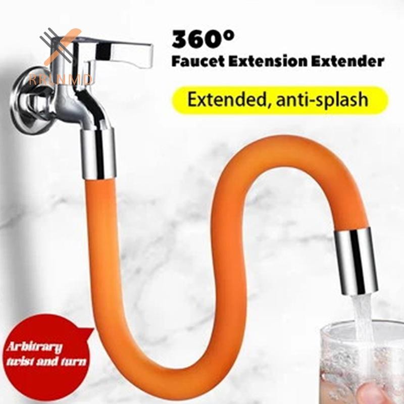 Bộ mở rộng vòi RRLNMD 20cm Universal 360° Ống Silicon Xoay Vòi Ống Mềm Mại Có Thể Uốn Cong Hình Chống Bắn Thích Hợp Cho Phòng Tắm Nhà Mới