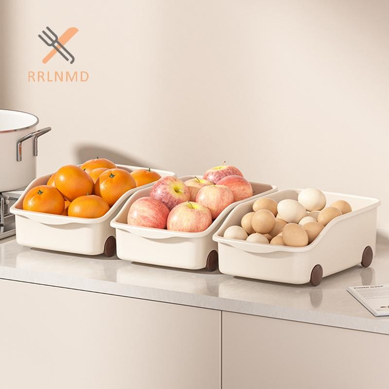 Rrlnmd Hộp đựng đồ lặt vặt nhà bếp có bánh xe Chai gia vị Bình đựng đồ Hộp đựng tủ quần áo nhà bếp MỚI