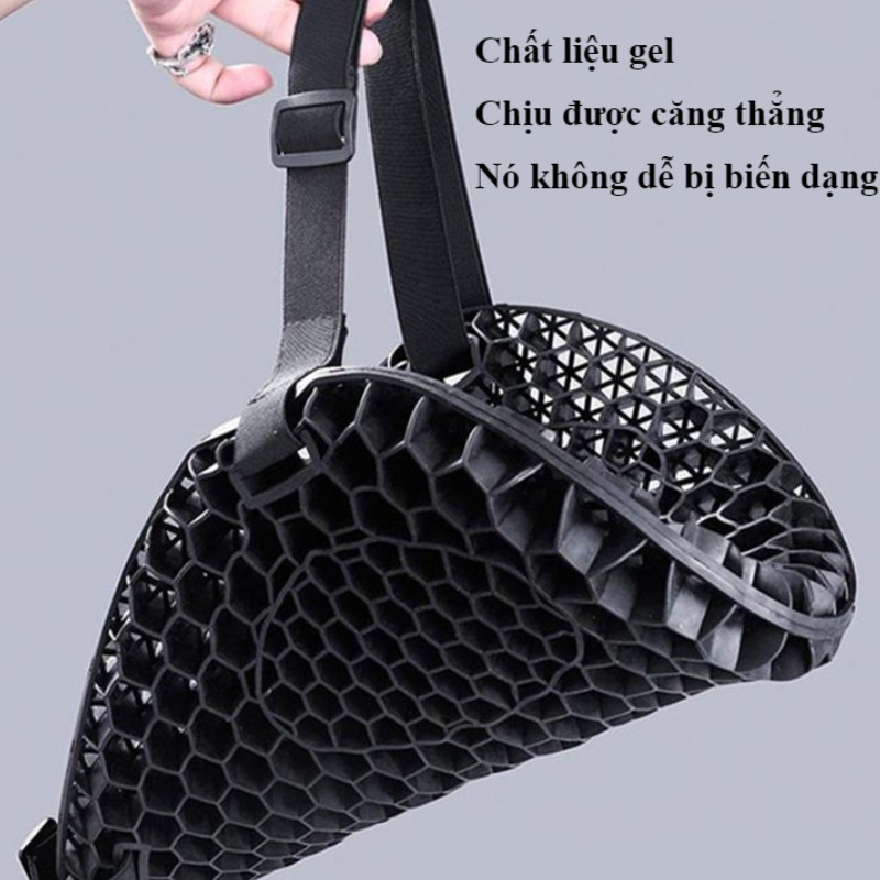 Đệm Lót Yên Xe Máy，3D hình tổ ong chống trượt thoáng khí，Thoáng Khí Chống Thấm Nước Đệm，Chất liệu gel chất lượng cao