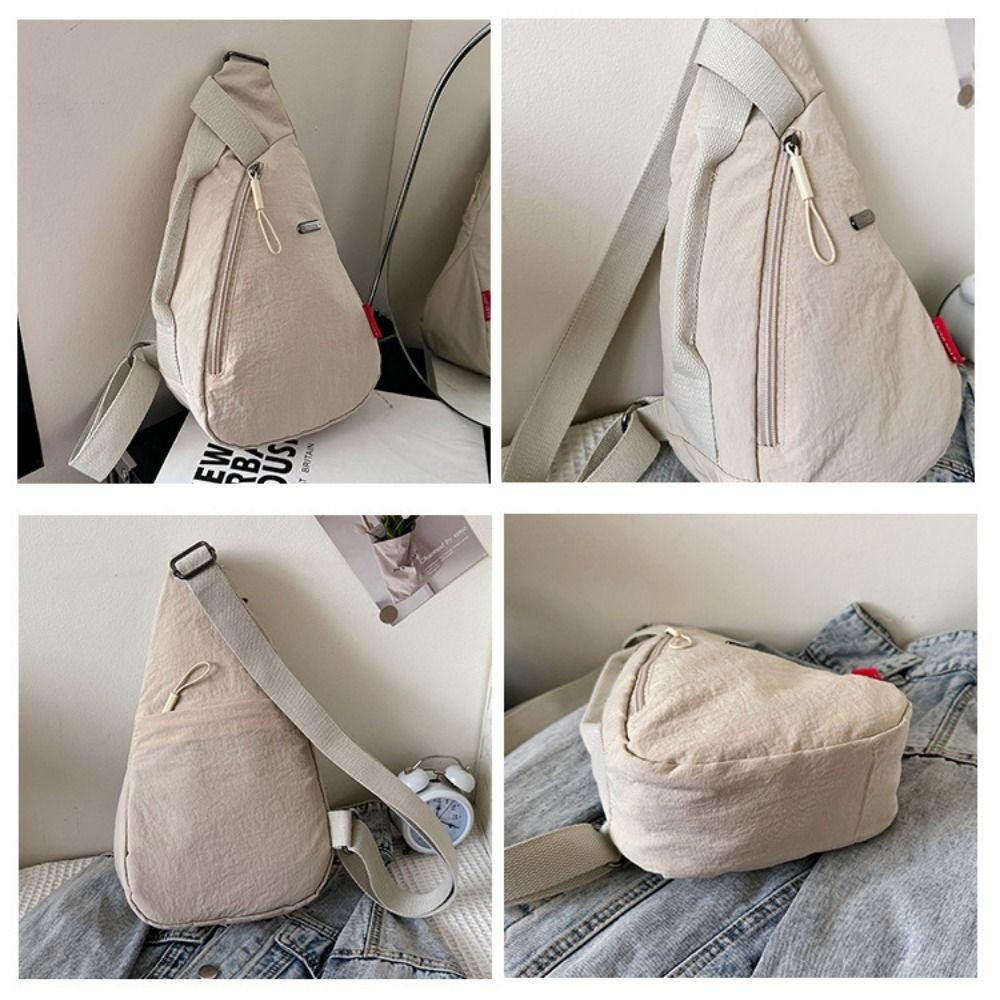 Túi đeo ngực ESSENCEH, Túi đeo chéo điện thoại hình giọt nước, Túi đeo vai thể thao Nylon đa năng dành cho nam giới