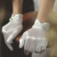 Găng tay cô dâu BORAGETE, Găng tay Satin đàn hồi, Phụ kiện quần áo Găng tay khiêu vũ màu trơn Tiệc Cosplay