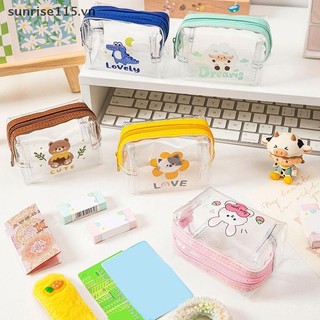 Ssvn Cáp Dữ Liệu Trong Suốt Sạc Túi Bảo Quản Cáp Tổ Chức Túi Du Lịch Chống Thấm Nước Tổ Chức Hoạt Hình Sạc Điện Thoại Vỏ Bảo Vệ.
