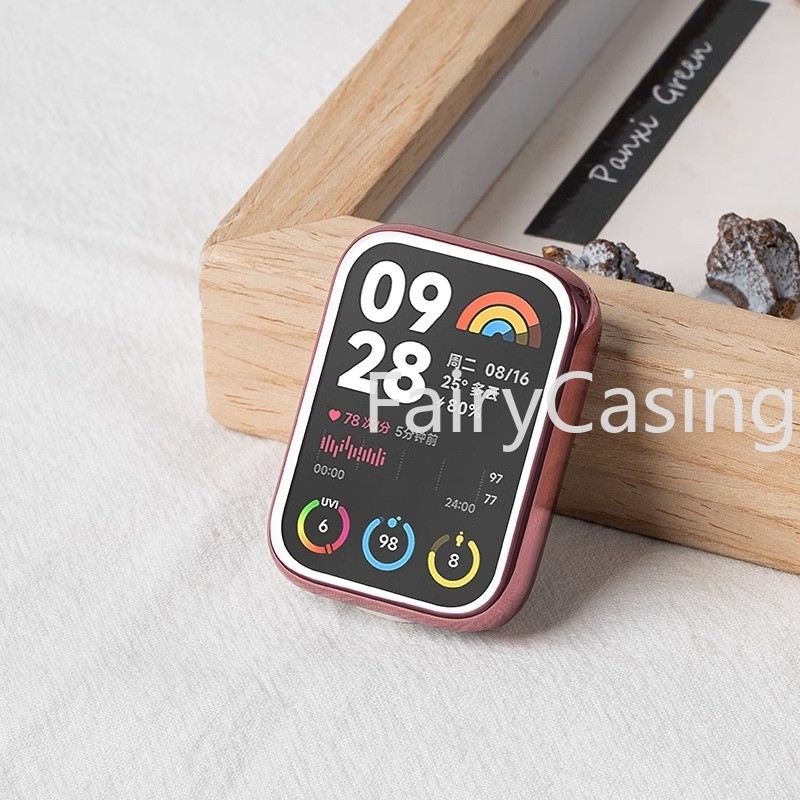 Full Cover Cho Xiaomi Mi Band 9 Pro TPU Mềm Toàn Diện Vỏ Bảo Vệ Ốp Lưng Cho Mi Band 9 8 Pro Phụ Kiện