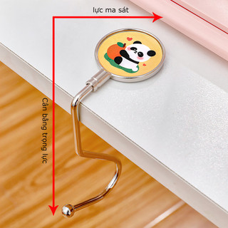 Combo 10 Móc Treo Đồ Để Bàn Móc Treo Túi Xách Balo Để Bàn Đa Năng Tiện Lợi, MÓC CẠNH BÀN VĂN PHÒNG SUNND