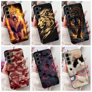 Ốp Chống Sốc Cho Infinix Hot 50 Pro Plus 4G Ốp Lưng X6881 X6880 Phim Hoạt Hình Lion Tiger Vỏ Điện Thoại Mềm Cho Hot 50 Pro + Vỏ 4G