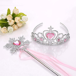 Đảng Magic Wand Crown Set Shiny Thạch Công Chúa Đảng Trang Sức Dụng Cụ