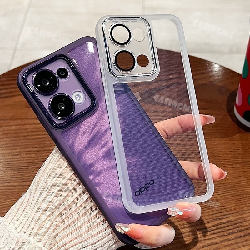 OPPO Reno14 5G 2024 Vỏ Mạ Trong Suốt Mềm Mỏng, Bảo Vệ Camera, Cho Reno13/Reno 13/Reno 13 F Pro 4G/5G