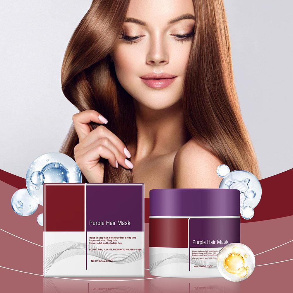 Mặt nạ chăm sóc tóc Mặt nạ dưỡng ẩm nhẹ nhàng Dưỡng ẩm Nuôi dưỡng 100ml H8d2