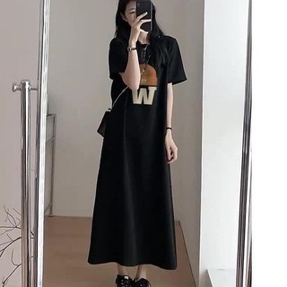 [Bộ sưu tập người 2059] Đầm ngắn tay siêu đẹp cảm giác cao cấp dành cho nữ mùa hè 2023 béo mm che thịt thon gọn hơn Váy dáng rộng hợp thời trang cho nữ