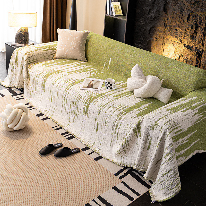 Sang Trọng Mềm Chenille Sofa Khăn Chống Trầy Xước Nội Thất Bảo Vệ Đa Năng 1 / 2 / 3 / 4 Ghế Sofa Bao Sofa Chăn Cho Phòng Khách