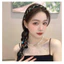 Streamer Wave Băng đô cao Âm dương Hai dây đeo Retro