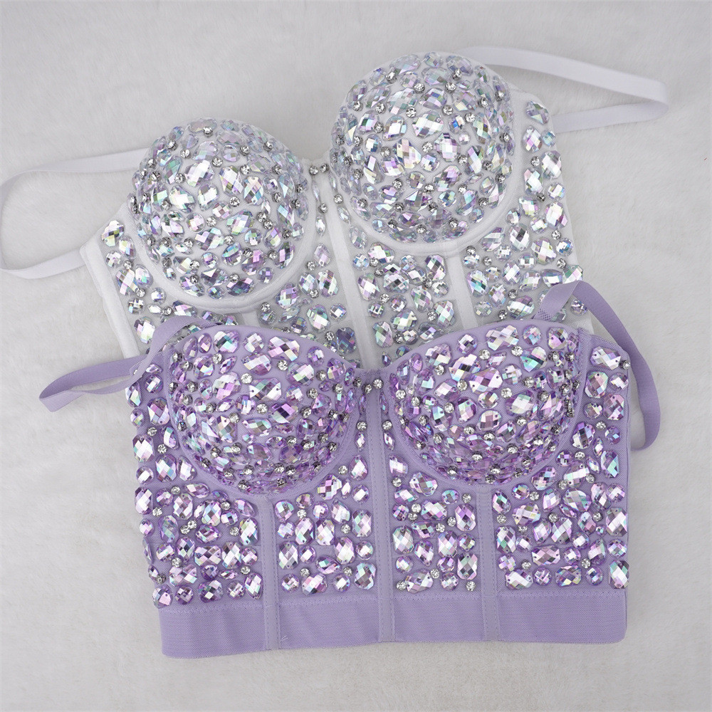 Bán Thiết Kế Sense Niche Pure Desire Nightclub Tube Top Đính Hạt Sáng Kim Cương Phù Hợp Với Sling Ngoài Mặc Kỳ Nghỉ Carnival Top