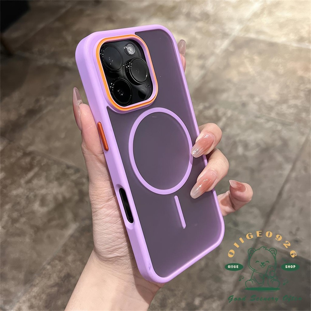 Tẩy tế bào chết cảm giác da từ tính Vỏ điện thoại iphone16 Pro Max 15 14 13 12 11 vỏ cho vỏ iPhone vỏ mềm TPU chống sốc