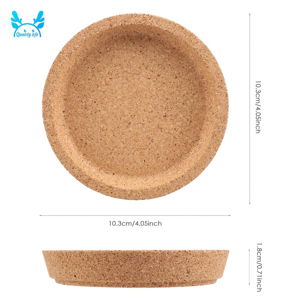 5 Chiếc Nút Chai Coaster Cho Đồ Uống Đế Lót Ly, Nước Chịu Nhiệt Có Thể Tái Sử Dụng Đế Lót Ly Tròn Tự Nhiên Cho Nhà Hàng Và Thanh