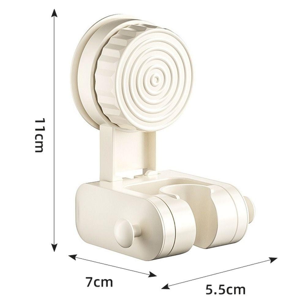 Giá đỡ vòi hoa sen SUNKISSD, Giá đỡ đầu vòi hoa sen có thể điều chỉnh, Giá treo tường sáng tạo có móc Máy phun có thể tháo rời Phụ kiện phòng tắm đế cố định