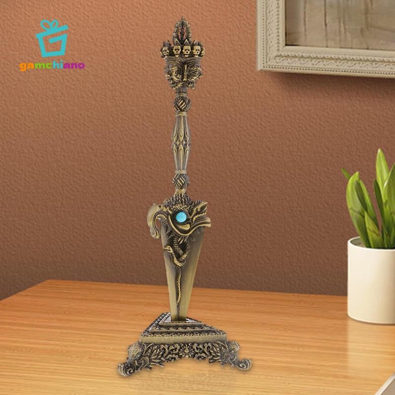 Tây Tạng Dorje Vajra Pestle Brass Pestle Thủ công Phật giáo cho nghi lễ Sadhana