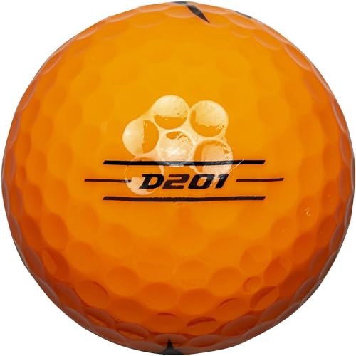 Bóng Golf MIZUNO D201 – 2 Lớp, Cảm Giác Mềm, Đánh Xa –  Cam