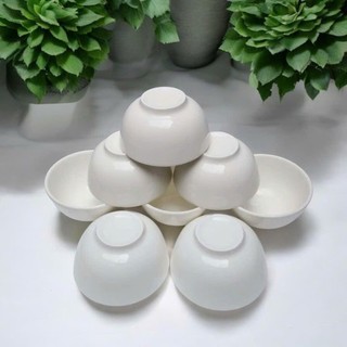 [Giá Xưởng] Combo 10 Chén Cơm Trắng Trơn 11cm – Sứ Dày Cao Cấp, Chất Lượng Loại 1,  Dùng Gia Đình & Quán Ăn