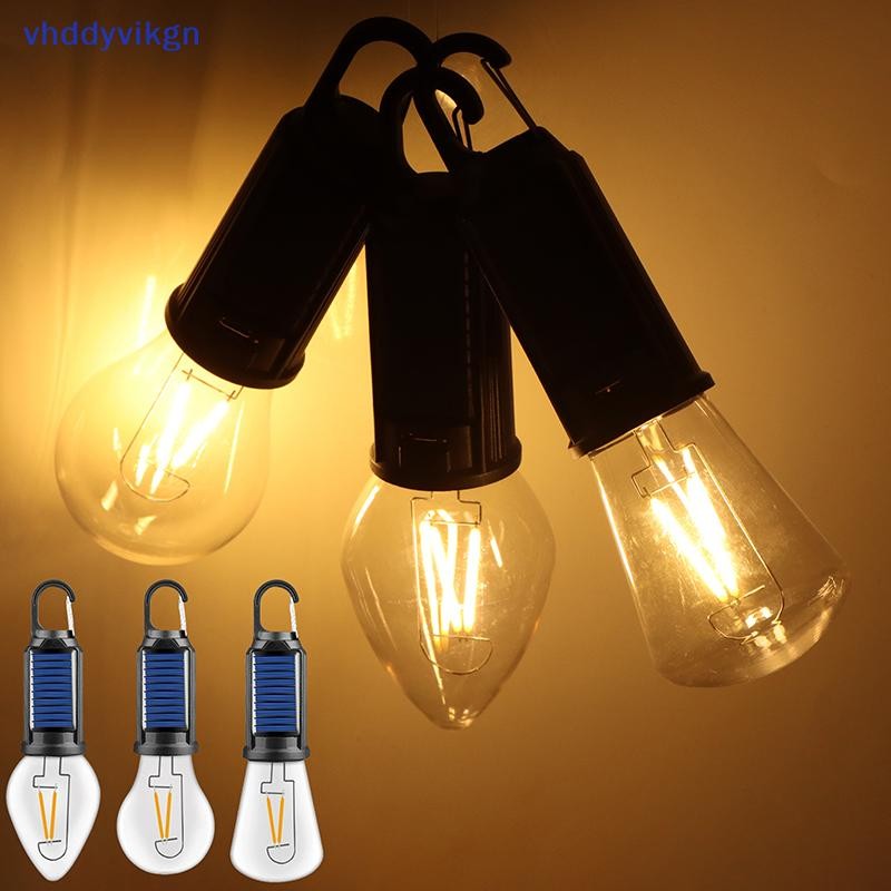 VHDD 1 Bộ Đèn Ngủ Di Động Ngoài Trời Chạy Bằng Năng Lượng Mặt Trời Bóng Đèn LED Sạc USB Cắm Trại Đèn Pin Câu Cá Essentials VN