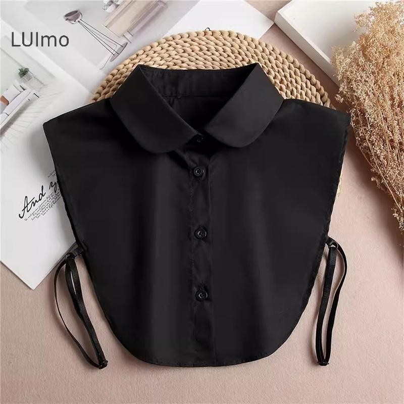 Luimo Cổ Giả Cho Áo Sơ Mi Có Thể Tháo Rời Cổ Áo Sơ Mi Chắc Chắn Ve Áo Top Nam Nữ Đen Trắng Quần Áo Áo Sơ Mi Phụ Kiện DropShip SBS