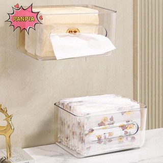 Pnpia Hộp Bảo Quản Trong Suốt Treo Tường Hộp Khăn Giấy Dung Tích Lớn Dùng Một Lần Giá Đỡ Khẩu Trang Miễn Phí Đấm Cho Văn Phòng Tại Nhà Boutique