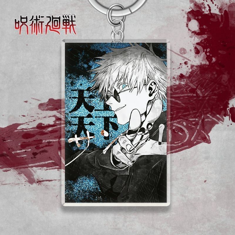 Anime Jujutsu Kaisen Gojo Satoru Phụ Kiện Ba Lô Cosplay Mặt Dây Chuyền Móc Khóa Trang Trí Bộ Sưu Tập Mô Hình nlp