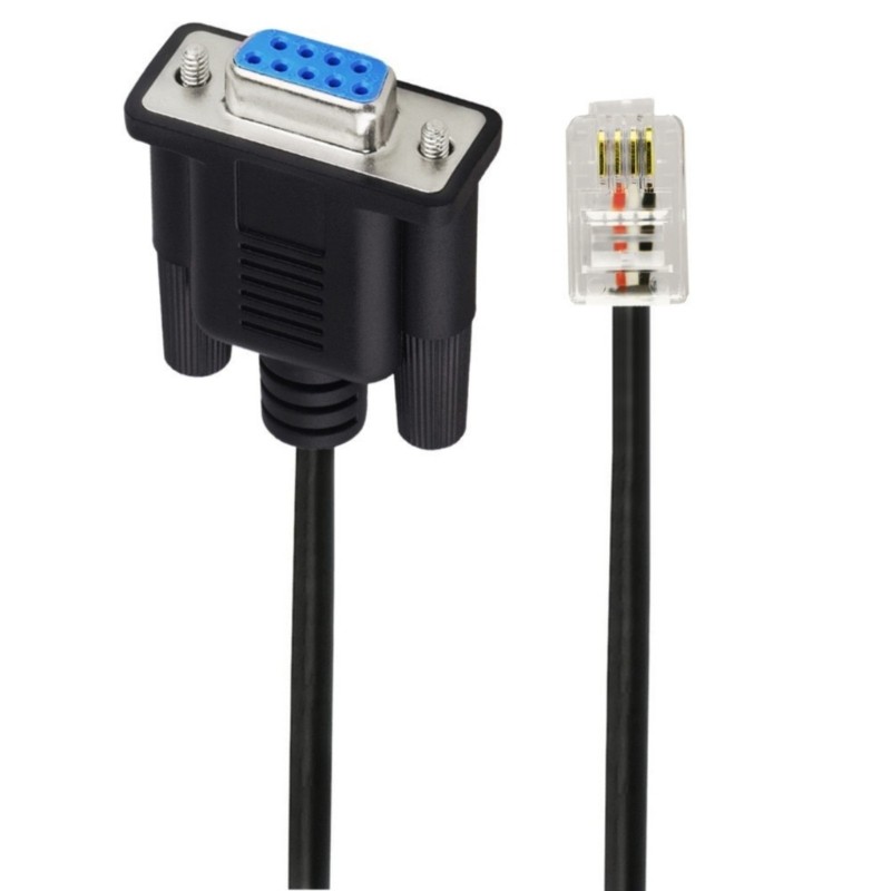 Cáp BT RS232 9 Pin DB9 Nữ Sang RJ9 4P4C Cập Nhật Cáp RS232