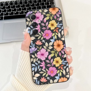 Ốp Lưng Cho Samsung Galaxy M14 4G 5G Ốp Điện Thoại SM-M145F SM-M146B M 14 Vỏ Chống Sốc Thời Trang Xương Rồng Hoa Silicon Mềm Ốp Lưng