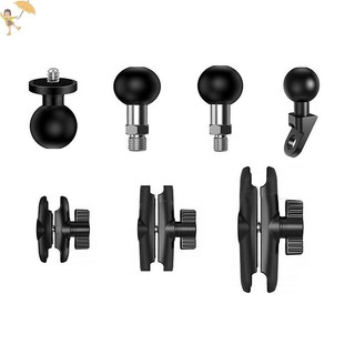 [GOU] Cánh tay ổ cắm đôi bằng hợp kim nhôm cho kẹp gắn giá đỡ 25mm / 1 Inch cho cánh tay mở rộng máy ảnh xe máy VN