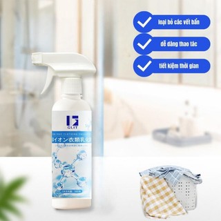GLIT COMBO Làm Sạch Quần Áo Bình Xịt và Bột Tẩy Trắng  Sinh Học Tẩy Rửa Vết Bẩn Dính Trên Quần Áo, Chiết Xuất An Toàn