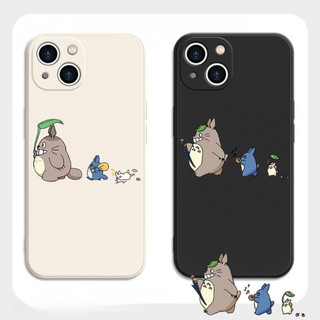 Ốp điện thoại sáng tạo My Neighbor Totoro cho iPhone16 / 15 / 14 / 12 / 11 / 13 PRO MAX / PLUS / Mini / X XS XR 6 / 7 silicon lỏng bảo vệ toàn diện vỏ mềm chống rơi chống sốc