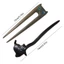 Kẹp tóc mèo gỗ đàn hương FUJIZOU, Mũ lưỡi trai bằng gỗ Blackwood Kitty Hair Stick, Phụ kiện tóc hình chữ U sáng tạo tinh tế