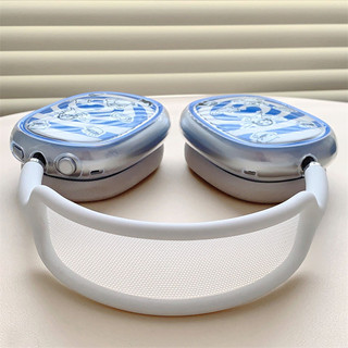 Ốp điện thoại mềm họa tiết mèo ngộ nghĩnh cho tai nghe Airpods Max Tai nghe không dây Vỏ bảo vệ