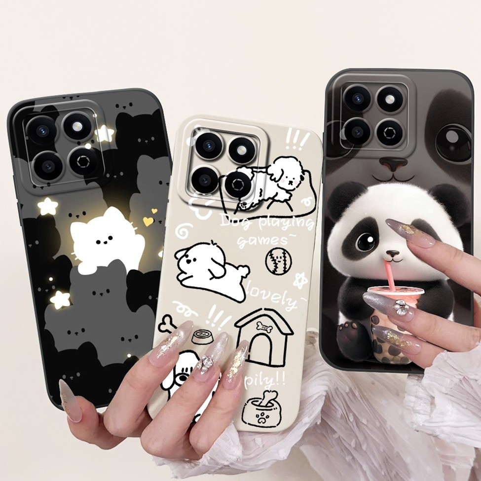 Ốp lưng Honor X7c 4G ALT-LX2 Hoạt Hình Dễ Thương Thẩm Mỹ Thời Trang Mát Silicon Ốp Lưng Honor X7c Vỏ Điện Thoại Chống Sốc