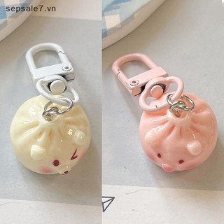 [-d] Hoạt Hình Nhựa Mô Phỏng Hấp Nhồi Bông Bun Móc Khóa Ngộ nghĩnh Xe Chìa Khóa Túi Thời Trang Treo Phụ Kiện Trang Trí Quà Tặng {vn}