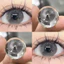（-0°-800°）🌈ZM 🌈/Set 2 Kính Áp Tròng Màu tím/đen/xám thời trang contact lens hợp lệ 6 tháng YX116