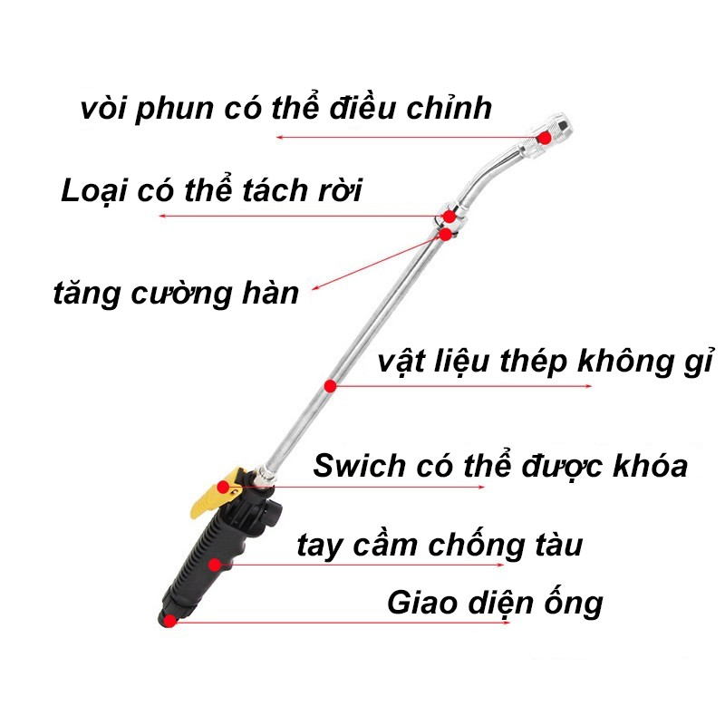 set vòi xịt áp lực cao,vòi xịt tăng áp，vòi xịt tăng áp rửa xe，đa chức năng vòi xịt rửa xe áp lực nước siêu mạnh tiện lợi
