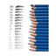 Bút viết chì gỗ Đức mã 100, chuốt sản xuất tại Đức STAEDTLER MARS độ đậm từ HB-12B