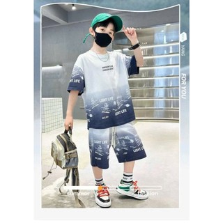 Bộ quần áo mùa hè dành cho bé trai 14-52kg mẫu CLUB. Đồ bộ cộc tay bé trai.bộ đồ hè cho bé trai. H29