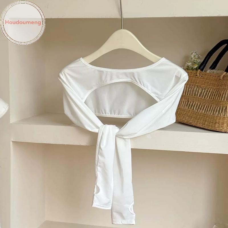 Houdoudou Ice Silk Khăn choàng tay nữ Chống nắng UV Khăn choàng còng Găng tay cho hoạt động thể thao ngoài trời Golf Chạy câu cá dài Sleev VN